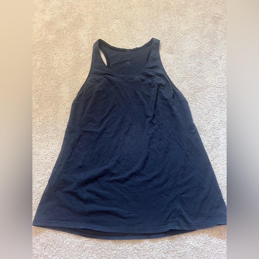 Lululemon Black Tank Top with Wide Straps